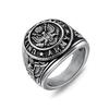 Men's Ring Hip-Hop Ring Retro Large Eagle Ring Ring Jewelry