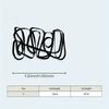 Modern Linear Metal Wall Art Abstract Sculpture Wall Decor for Home Office Contemporary Gift