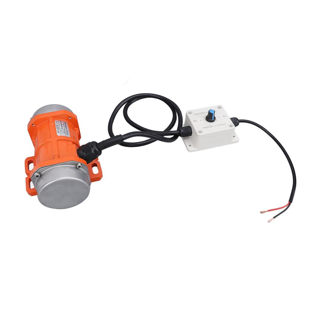 Двигатель вибратора для бетона DC 12V 4000 об/мин Бесщеточный Алюминиевый сплав IP65 Электрический вибрационный двигатель с регулятором скорости для шейкера