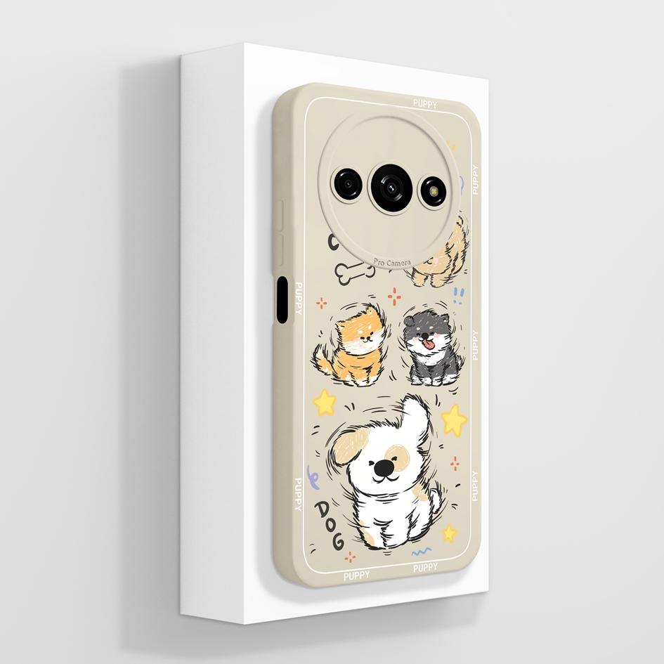 Милый клубничный и медвежий противоударный чехол из жидкого силикона для Redmi A1-A4