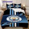 Manchester City Glory Three-piece set (1 * duvet cover + 2 * pillowcase, without core) 2DFlat Duvet cover and pillowcase Christmas birthday gift