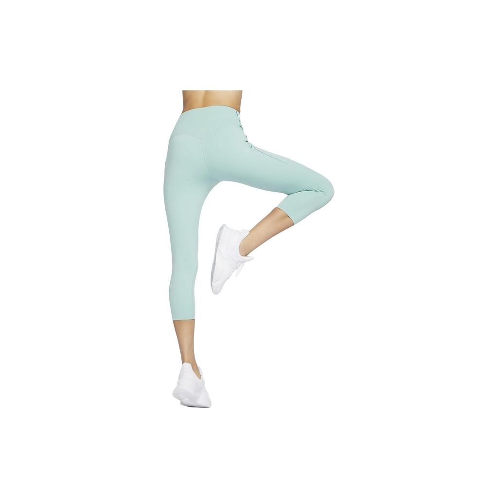 Nike Женские капри Dri-FIT Fast со средней посадкой, цвет масляно-зеленый DQ5894-309
