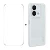 For Xiaomi Redmi Note 13 5G Case Matte TPU Phone Cover with Lens Film+9H Glass Protector