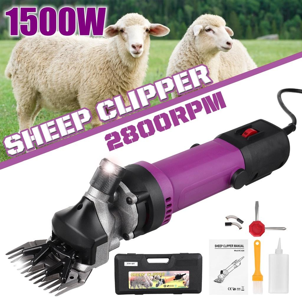 1500W 2800RPM 110V/220V 6 Gears Speed Electric Sheep Goat Shearing Machine Clipper Farm Shears Cutter Wool Scissor