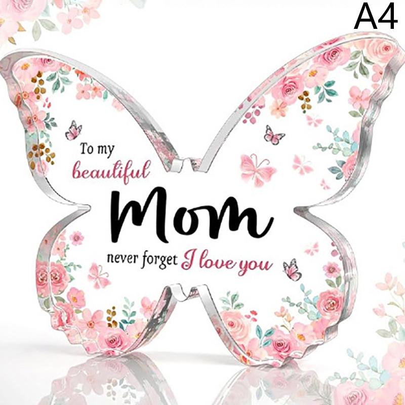 Прозрачные акриловые украшения Подарки маме Пазл В форме сердца Акриловая табличка Подарок на День матери День рождения От дочери Сына Детей