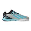 Adidas Детские кроссовки X Crazyfast Messi.3 TF J Infinito Pack серебристо-серебристый-металлик Bliss-Blue IE4073