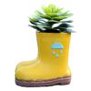 Резиновые сапоги Цветочный горшок Ретро Резиновые сапоги Контейнер для горшечных растений, Уличный и Морозостойкий, Сад на балконе Зеленое растение Цветочный горшок