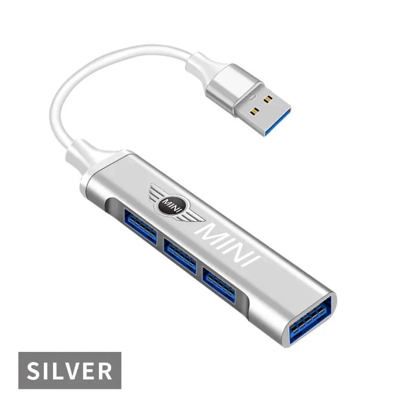 Cars R56 For BMW MINI New Car Styling Type-C Turn USB Adapter Multi Port Distributor Hub Car Goods For BMW Mini F54 F55 F56 R56