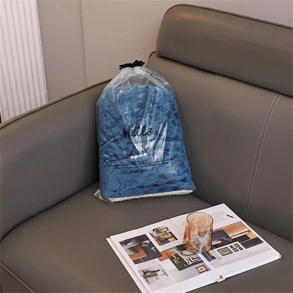 Утолщенное одеяло, мягкое покрывало, шаль, одеяла, портативный диван для сна, теплое постельное белье, одеяло, украшение для спальни, покрывало на кровать