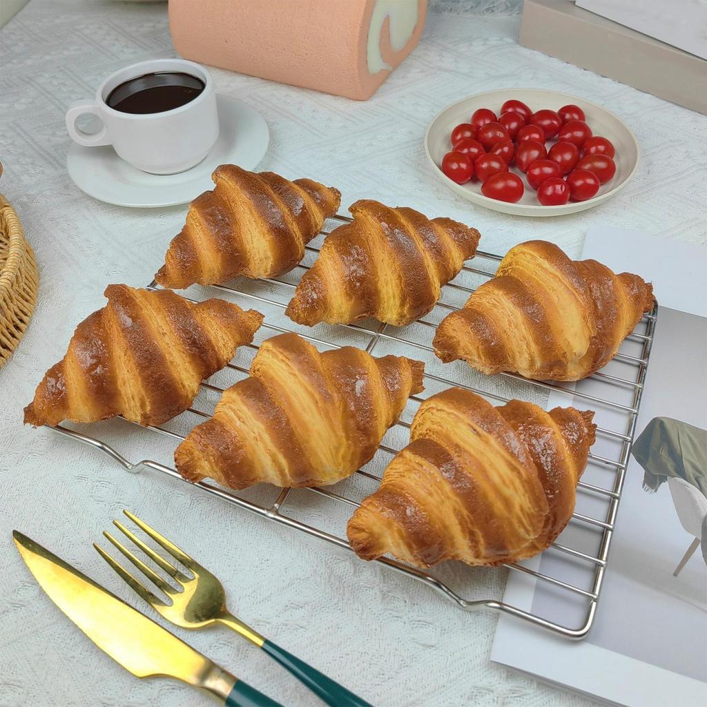 Искусственные модели продуктов для демонстрации, реквизит, декор для кухонного шкафа, ресторана, магазина, поддельный симулятор хлеба, круассан