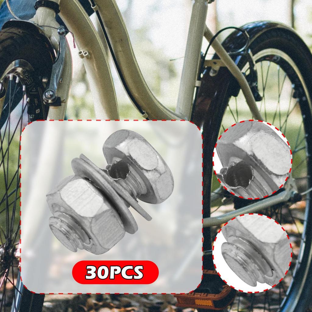 30 штук Регулятор тормозного троса Зажим Анкерный болт Болты Фиксация,Регулятор,Крепление,Блокировка