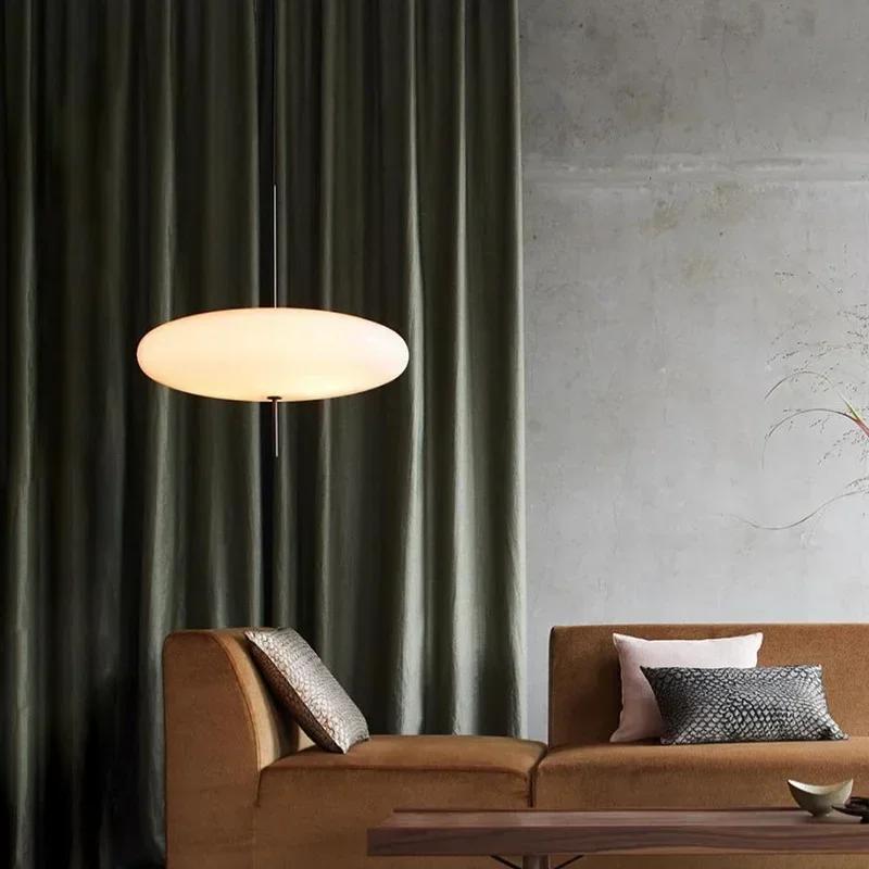 Светодиодный подвесной светильник Nordic, черно-белый, для обеденного стола, кабинета, гостиной, спальни, кафе, бара, платформы, декоративного освещения