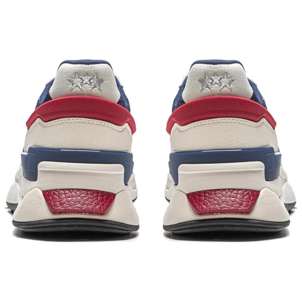 Li Ning 001 Chuxin V2 Casual Versatile Non-Slip Wear-Resistant Sneakers Men Sneakers White Blue AGCT501-1