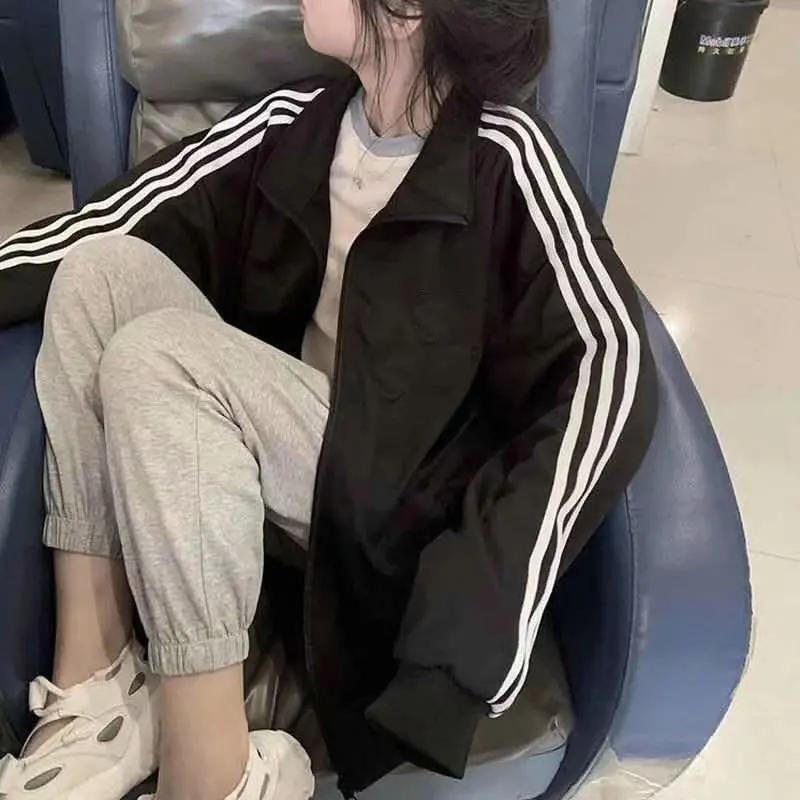 Y2k Preppy Style Elegant Свободный крой Куртка с поясом Женская Корейский Стиль Тонкая Одежда Бейсбольная Форма Harajuku Модный Дизайн Пальто Повседневный