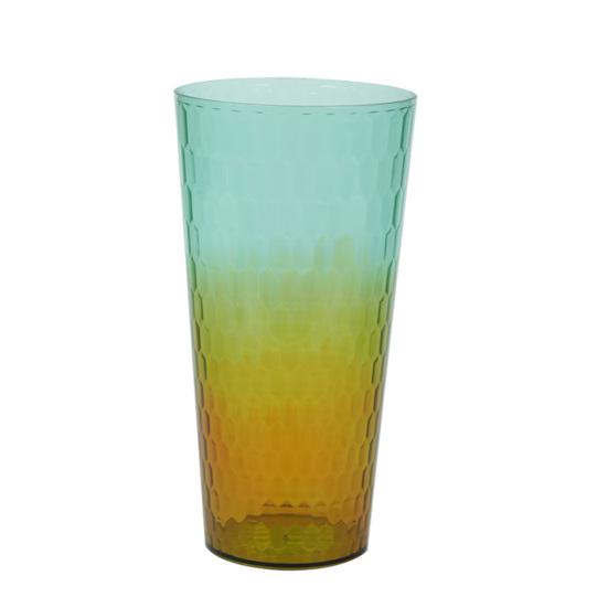 Clear Flower Vase for Centerpiece Thickened Plastic Modern Vase Gradient Color
