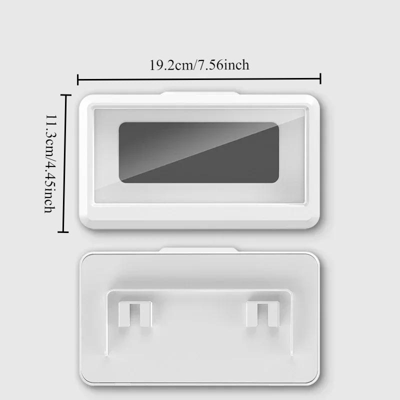 Многофункциональный держатель для мобильного телефона в ванной комнате, водонепроницаемый и защищенный от запотевания, без перфорации, вращающийся, с сенсорным экраном, подставка для мобильного телефона