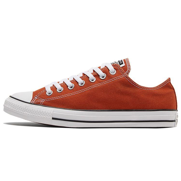 Converse Chuck Taylor All Star Trendy Comfortable Versatile Low Top Canvas Shoes Unisex Sneakers Brown Red 172211C