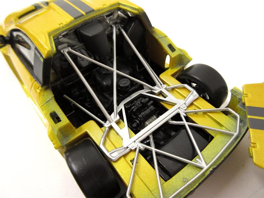 Diecast Car Renault Megane Trophy Yellow 1/24 Scale (parallel Import)