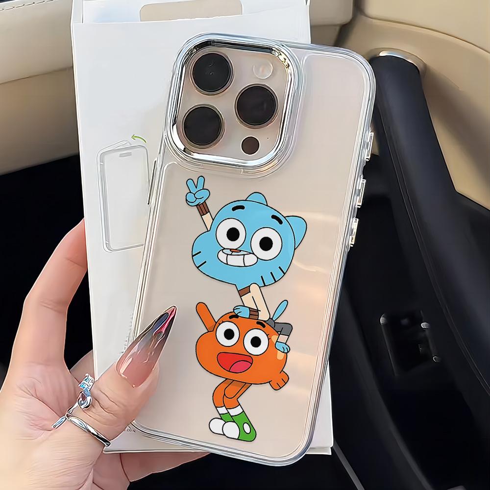 The Amazing World of Gumball Phone Case For iPhone 17 16e 16 15 14 13 12 11 mini Pro Max X XR XSMAX 8 7 Air Plus Soft Cover