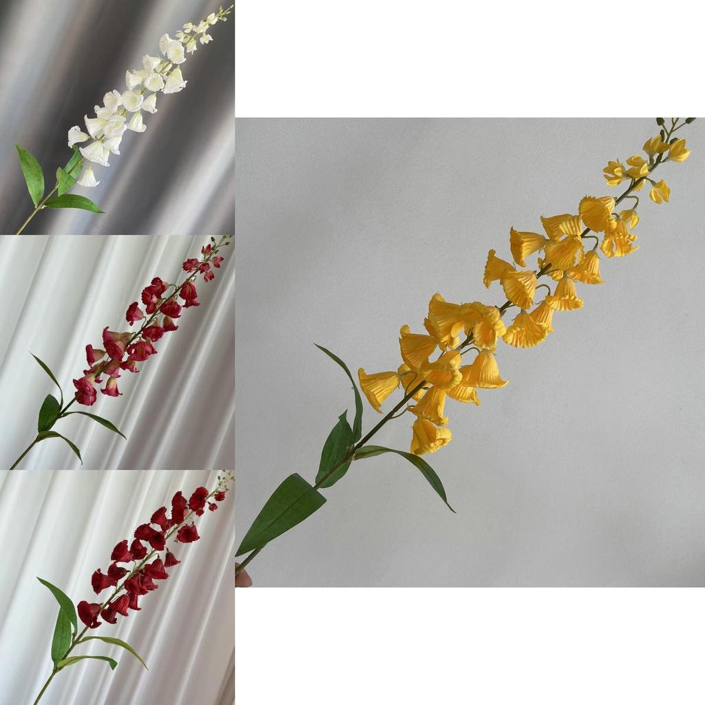 Пьяная лошадь колокольчик 90см бархатные искусственные цветы свадьба домашний декор фото реквизит дисплей