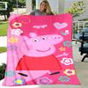 1pc Blanket Peppa Pig2 Print Design, Lightweight Blanket for Sofa, Bed- Soft &Warm, Gift for All Seasons like Christmas, Halloween