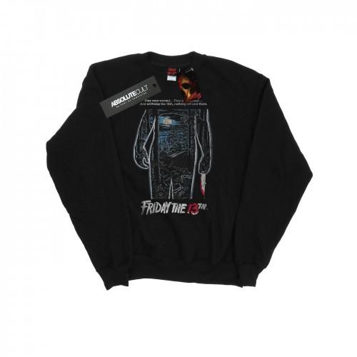 Friday 13th Mens Distressed Poster Sweatshirt