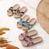 Summer Women's Fashion Massage Breathable Linen Slippers