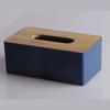 Creative Rectangular Tissue Box Hotels Guesthouses High-end Wooden Cover Paper Box Home Multifu Mobile Phone Storage Paper Boxs