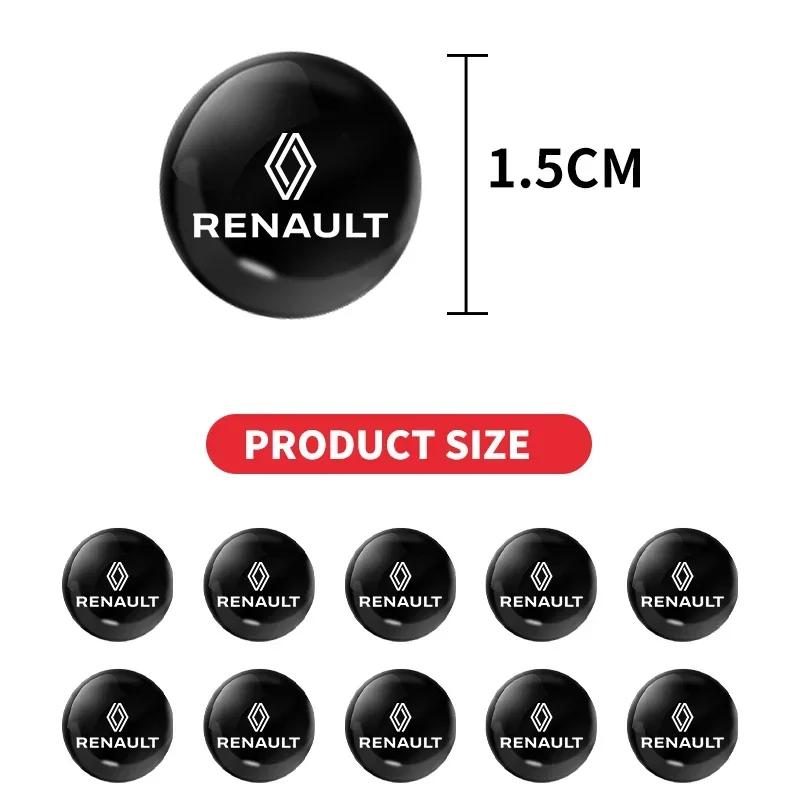 Для Renault 2026 Новые колпаки на диски Наклейка на замочную скважину двери автомобиля Декор замка авто Защитная наклейка Для Renault Megane 2 3 4 Twingo Cli