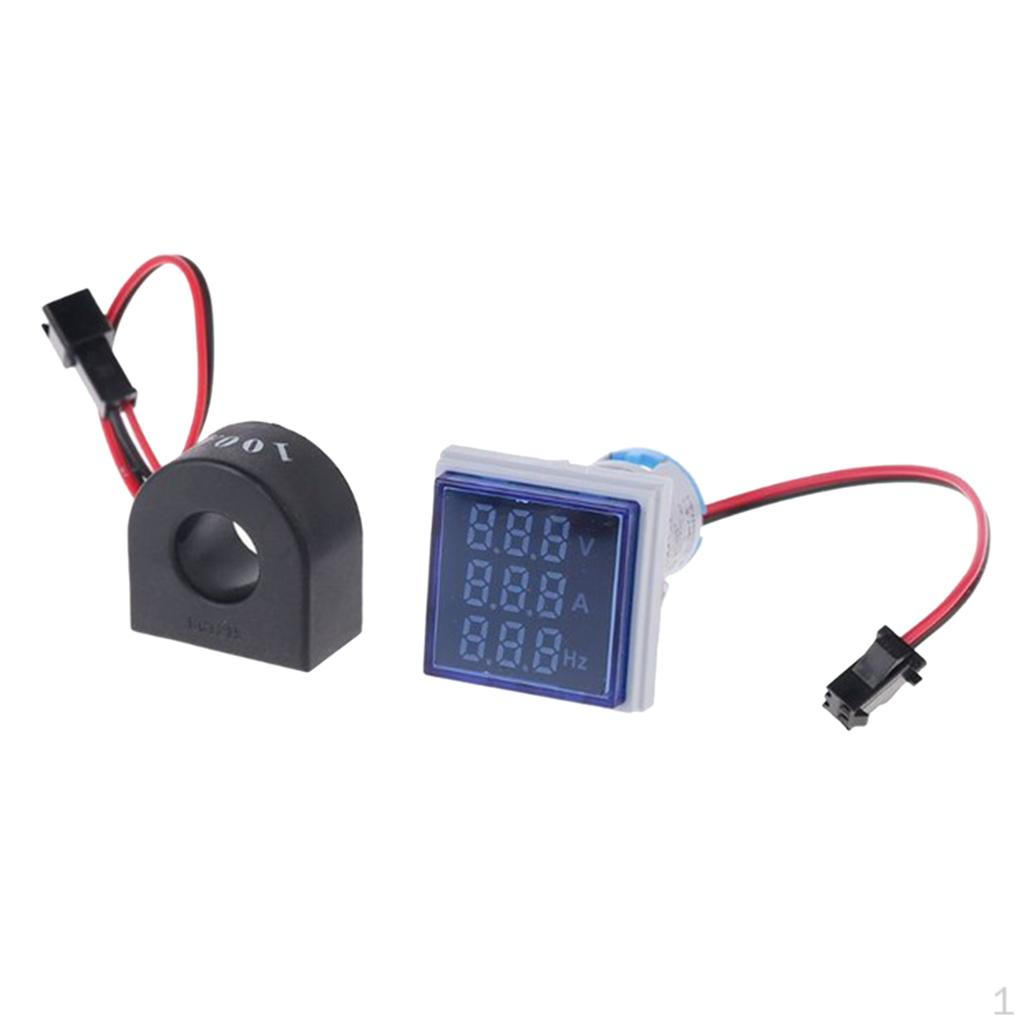 3 In Digital Ammeter 60-500V