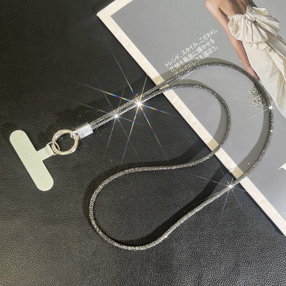 Ремешок для телефона со стразами, яркий чехол для телефона, ремни-цепочки, подвесной шнур, аксессуары для телефонов