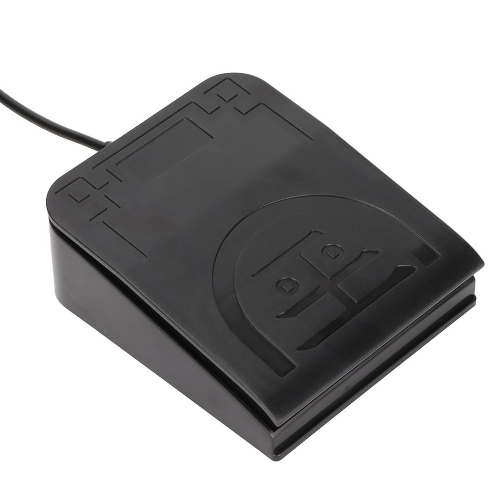 USB Foot Switch Pedal MIDI Controller Ergonomic Design Single Foot Switch Pedal for Instrument Photobooth Zooming
