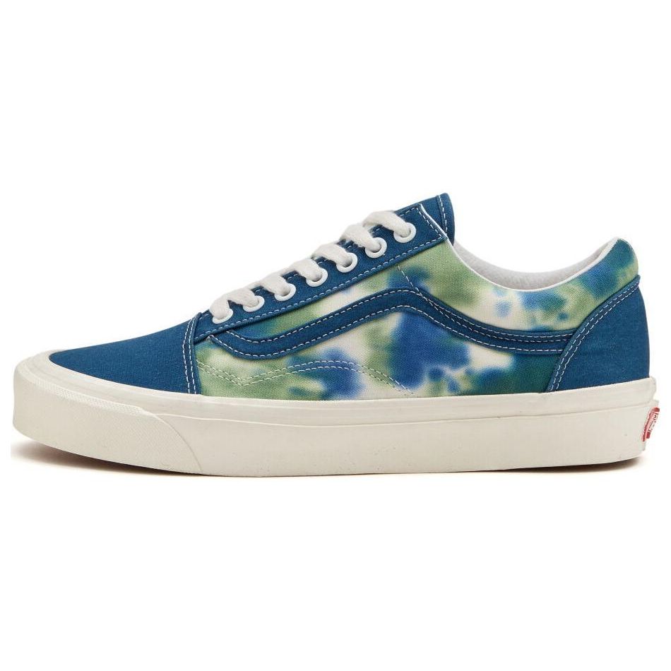 Vans Old Skool Tie-Dye Print Low-Top Skate Shoes Unisex Sneaker Blue VN0A54F3AVY