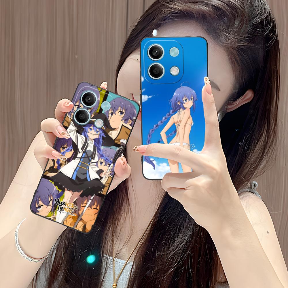 Чехол для мобильного телефона Mushoku Tensei Roxy для POCO F7 F6 F5 F4 F3 F2 Pro GT C75 C71 C65 C61 C40 Pro Ultra с яркой печатью