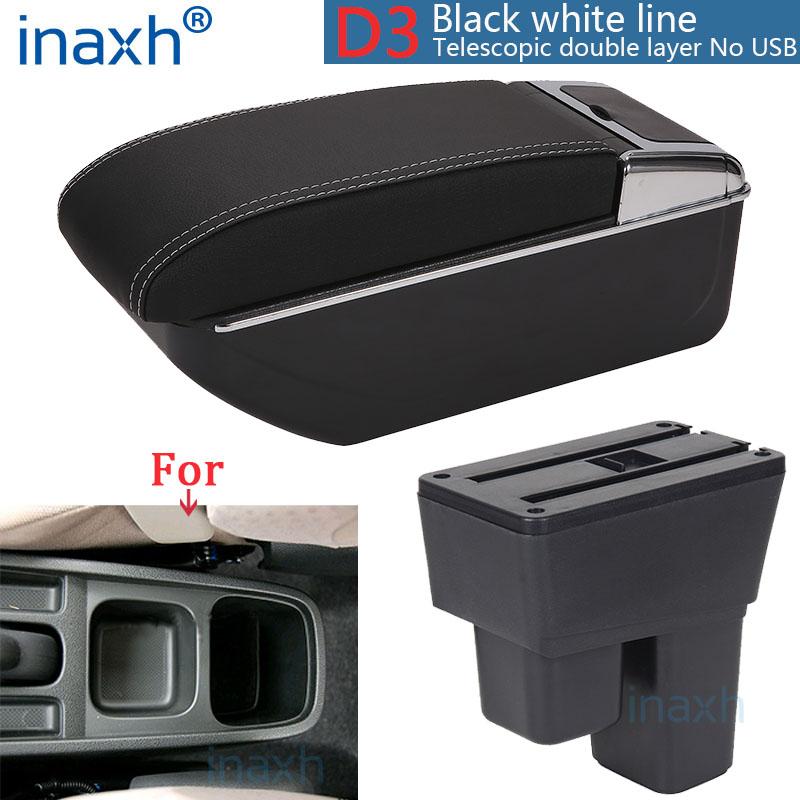 Для Honda Jazz Armrest box Для Honda Fit Jazz 2 Car Armrest 2008-2013 2009 2010 2011 2012 2013 Arm Storage box car accessories
