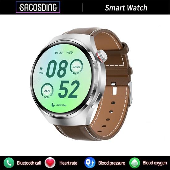 SACOSDING Watch 4 Pro Мужские спортивные умные часы GT4PRO 1,53-дюймовый AMOLED-экран HD полноэкранный сенсорный Bluetooth-вызов GPS-часы для женщин для HUA WEI