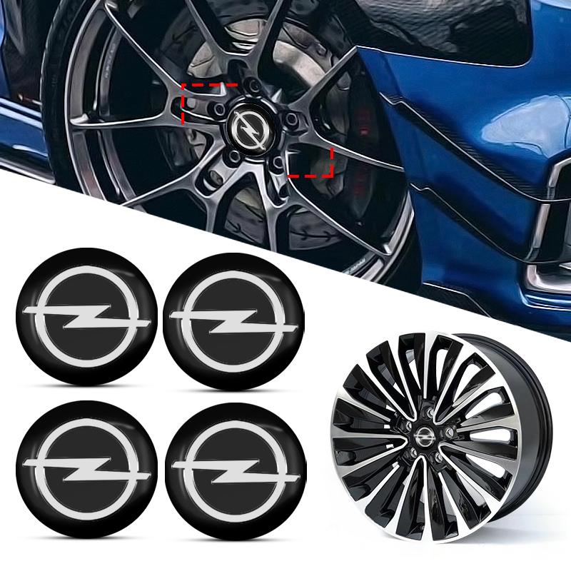 4pcs 56mm+60mm Car Wheel Center Hub Cap Rim Cover Emblem Stickers For Opel Insignia Astra Antara Meriva Zafira H G Corsa