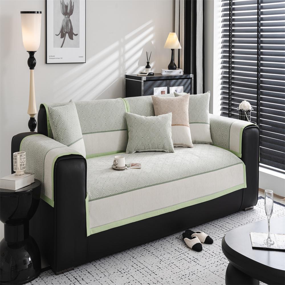 Multi-Person Sofa Combination Simple Modern Chenille Composite Sofa Cushion Light Luxury Comfortable Non-Slip Cushion