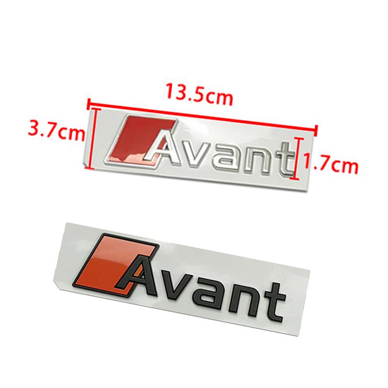 ABS Rear Trunk Emblem Logo Badge for 4EIY Avant A7 A8 Q5 Q3 A3 A4 A5 A6 Q7 Q8 TT R8 Car Styling Stickers Decal Refitting Decor