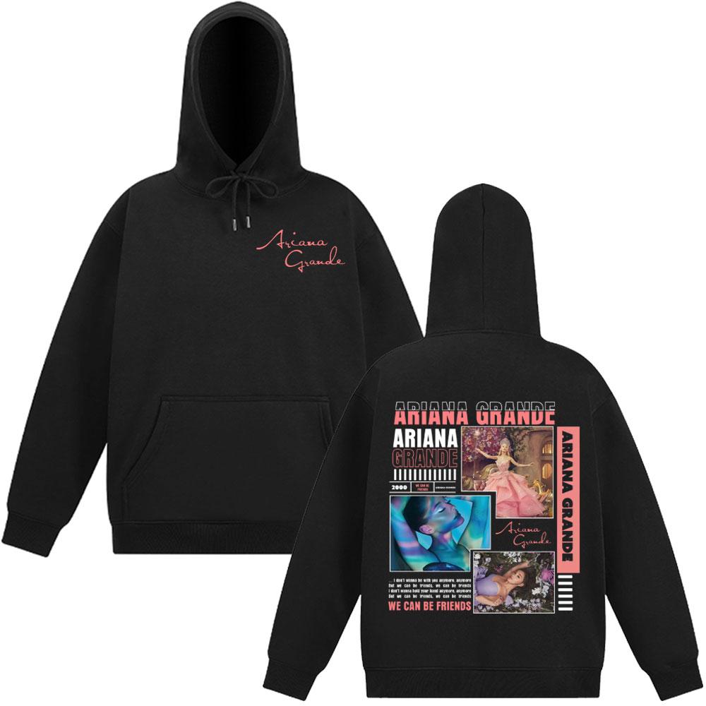 Singer Ariana Grande Album Cover Aesthetics Hoodies Men Women Fashion Sweatshirt Autumn Winter Long-sleeved Vintage Pullover Top