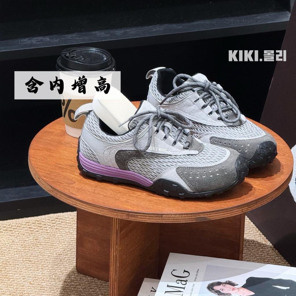 Ретро кожаная платформа сетка немецкие тренировочные туфли женские 2025 осень новая универсальная повседневная нескользящая спортивная обувь Форрест Гамп