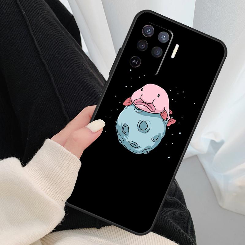 Чехол для телефона с рыбой-каплевидной для OPPO A5 A9 2020 A31 A53 A53S A1K A15 A16 A52 A72 A83 A91 A93 A54 A74 A94