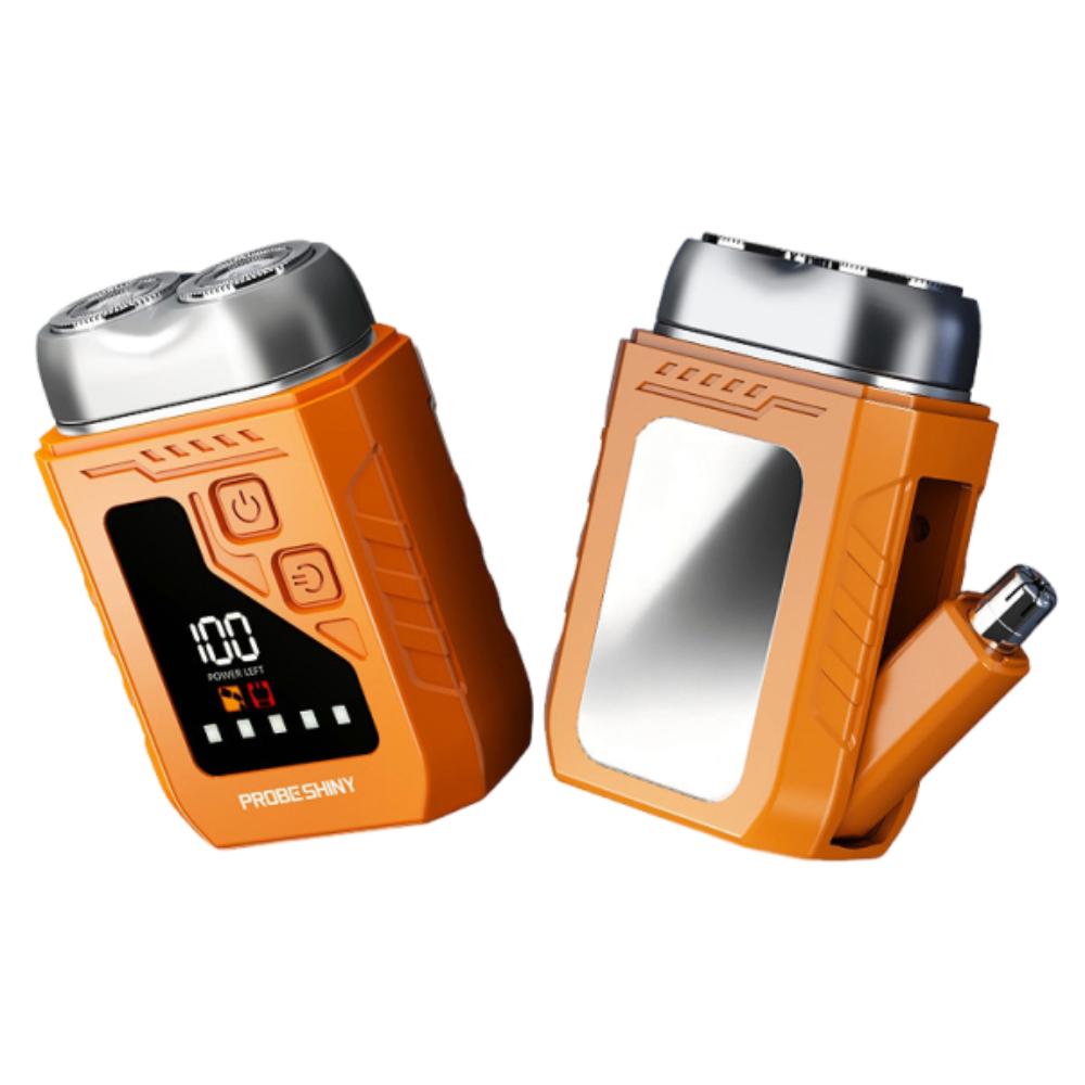 Digital Display Mini Electric Shaver 2in1 Smart Nose Hair Clipper Men's Gift