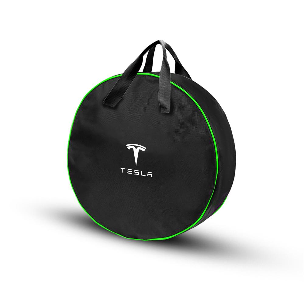 YKPSC1 Car Charging Cable Storage Box Charger Cables Carry Bag Organizer Bags For Tesla Model 3 Model S Model X Model Y Roadster SpaceX