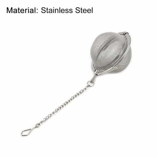 Сетка из нержавеющей стали Инфузор Ситечко Чайная ложка Запирающийся Шар в форме яйца для специй