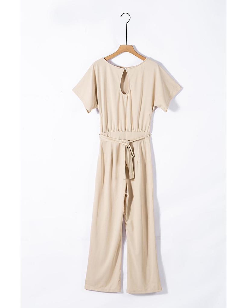 Azura Exchange Широкий комбинезон с поясом