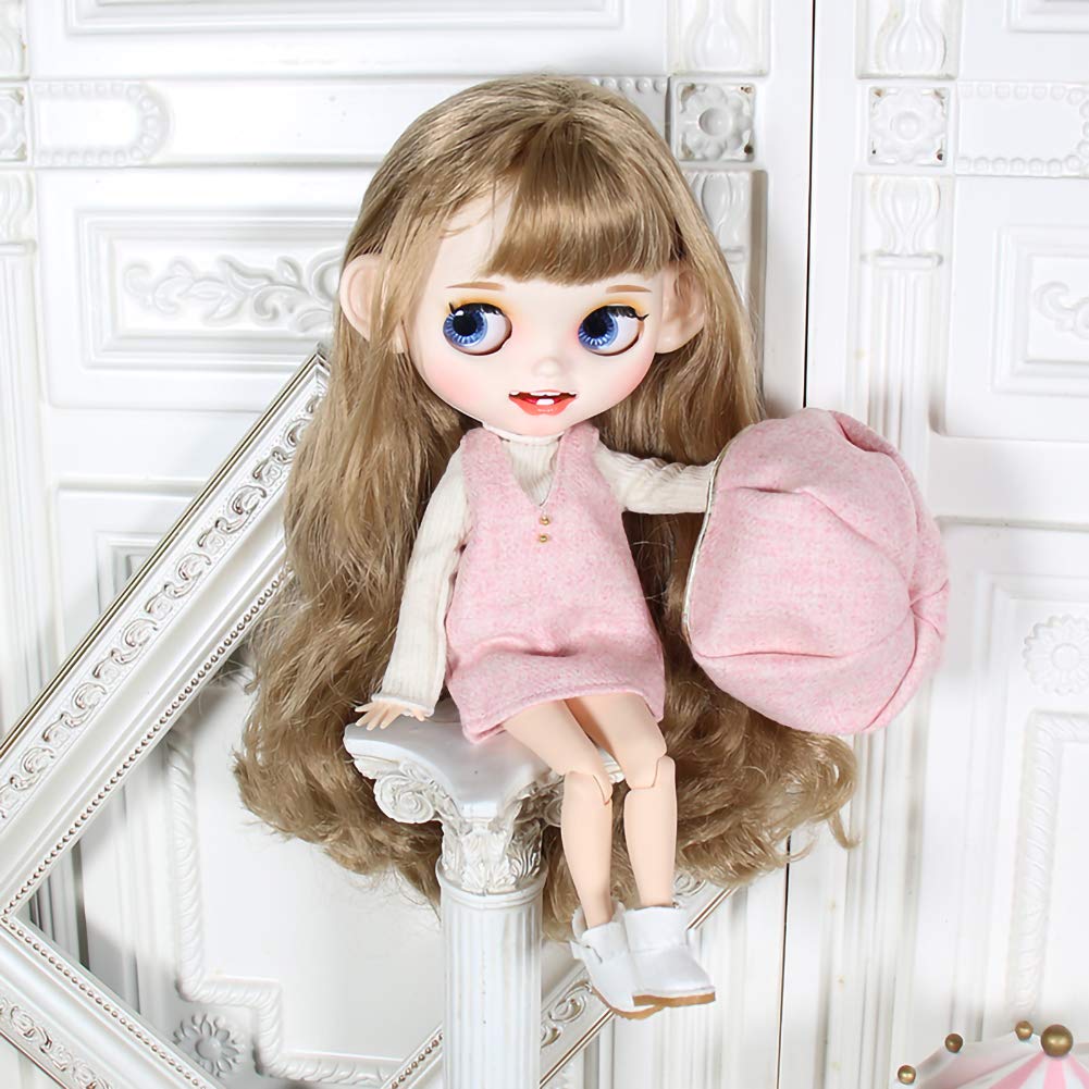 rakulifey Neo Blythe Outfit, 4-Piece Set for Blythe Dolls, Gift for Children, Licca-chan Outfit