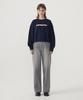 COVERNAT WOMAN Rope Cooper Logo Sweatshirt Navy
