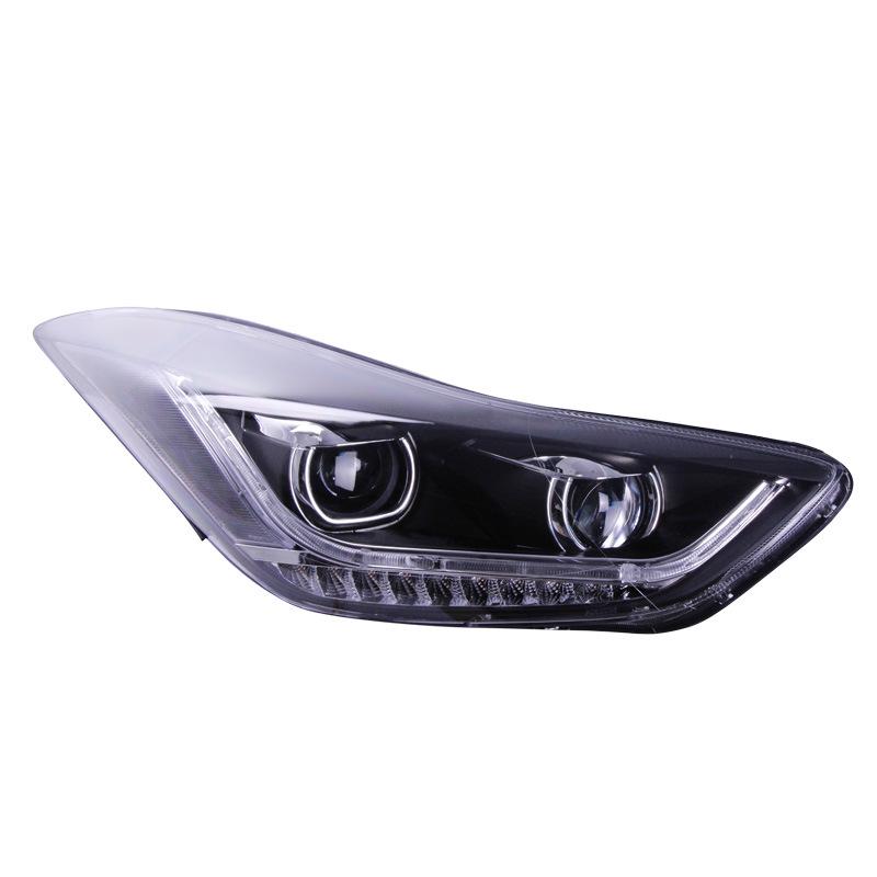 LED Daytime Running Light & Turn Signal Headlight Assembly for 12-17 Hyundai Elantra