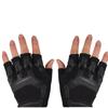 Tactical Half-Finger Gloves, Reinforced, Mountaineering Gloves (Black)